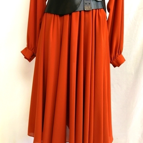 COPY - VINTAGE Grecian Cowl Neck Goddess Dress - 80s Glamour | TheStyleMinr.com - Picture 11 of 17